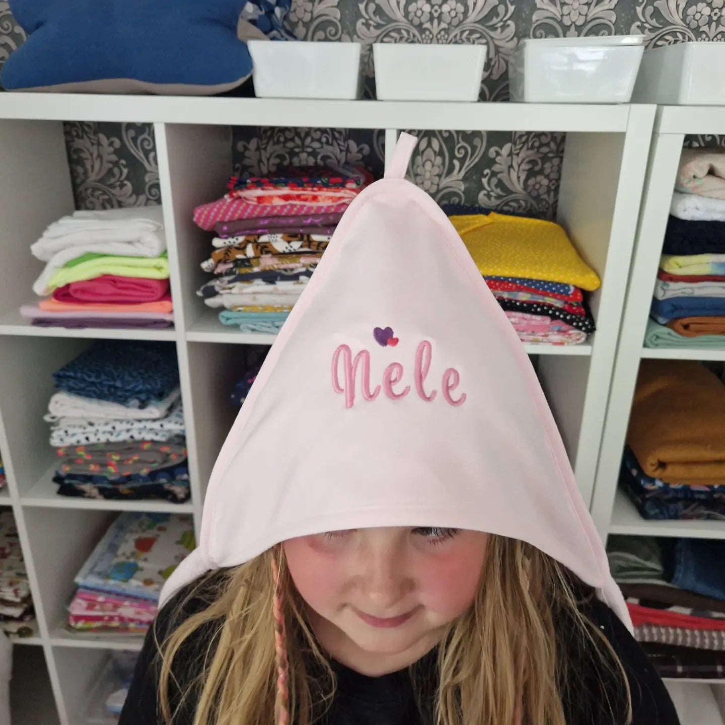 Babykapuzenhandtuch mit individuellem Text